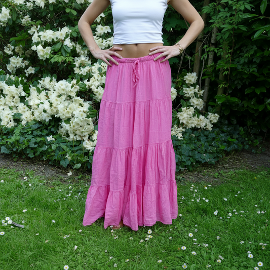 Maxi Rok - Fuchsia rokken