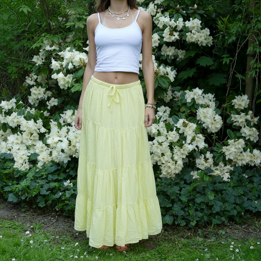 Maxi Rok - Geel rokken