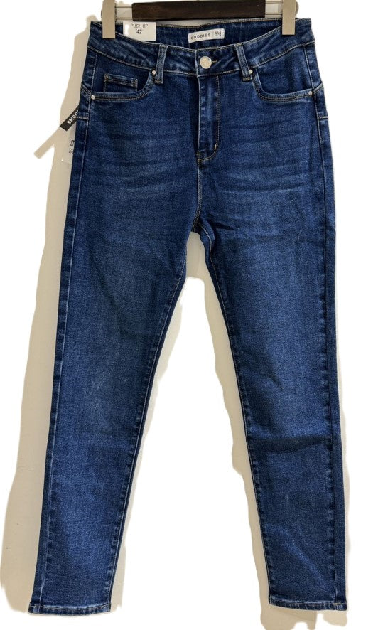Jeans Goodies High Waisted Skinny Push Up - Donkerblauw broeken