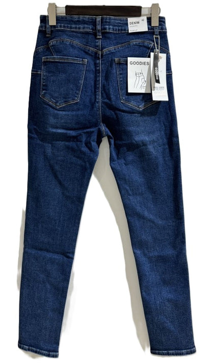 Jeans Goodies High Waisted Skinny Push Up - Donkerblauw broeken
