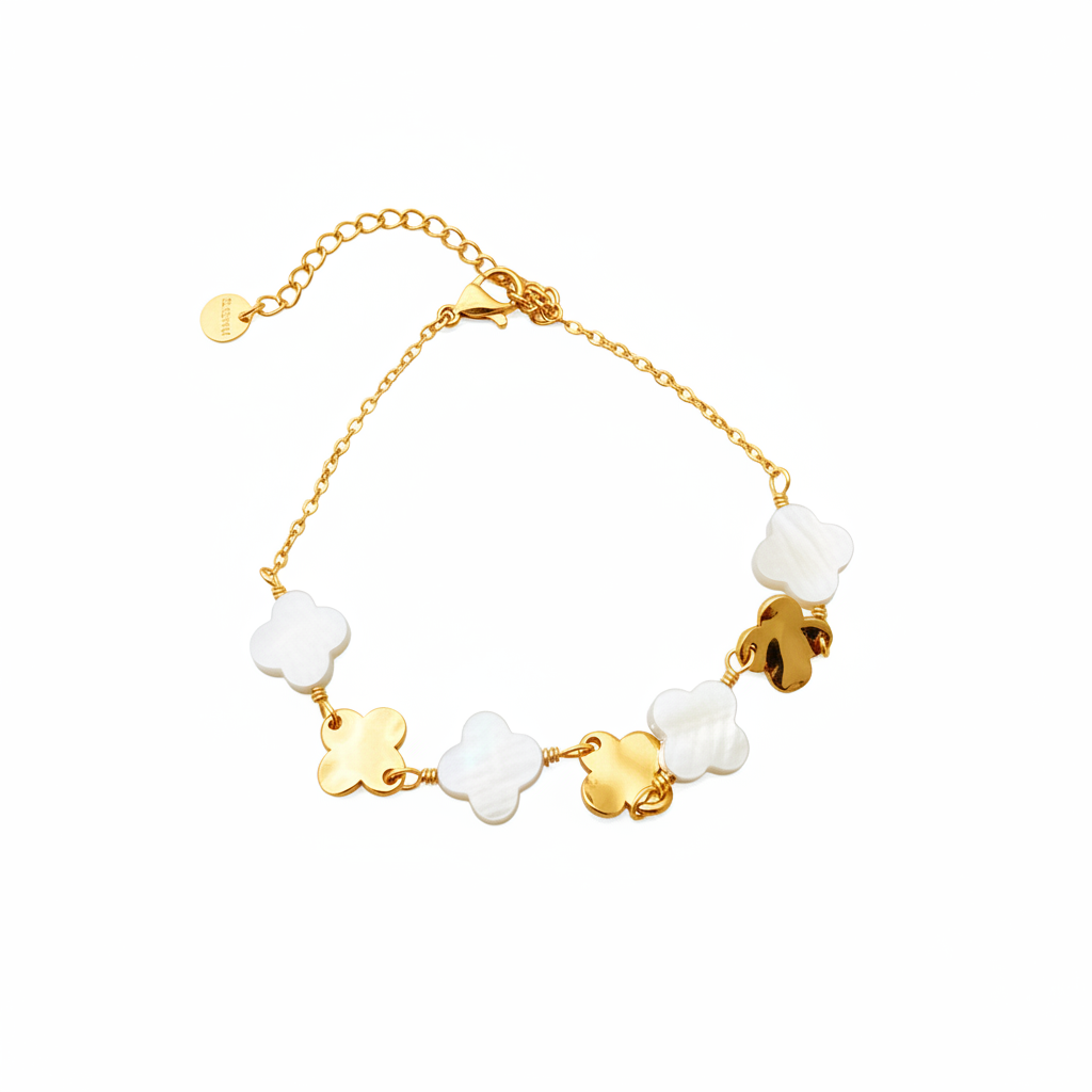 Armband Clover Variety - Goud Armband