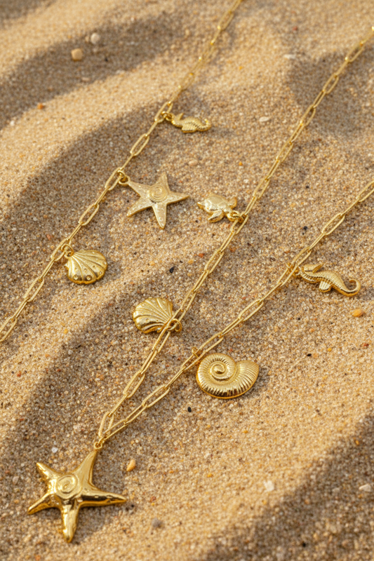 Set Statement Beach - Goud Sieradensetjes