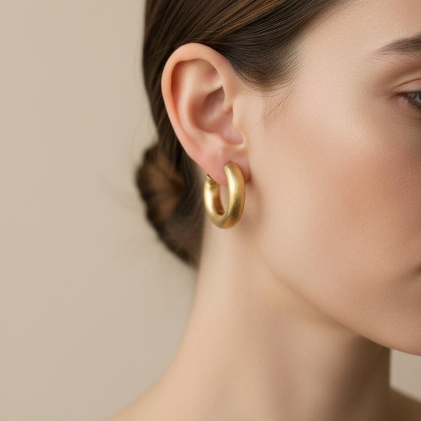 Oorbellen Hoops Deluxe - Goud oorbellen