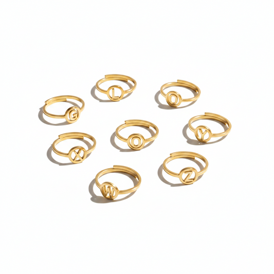 Initiaal Ring Goud ringen