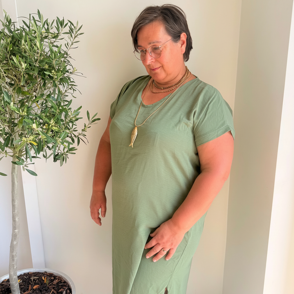 Midi Dress Korte Mouwen | One Size 36-48 Jurken
