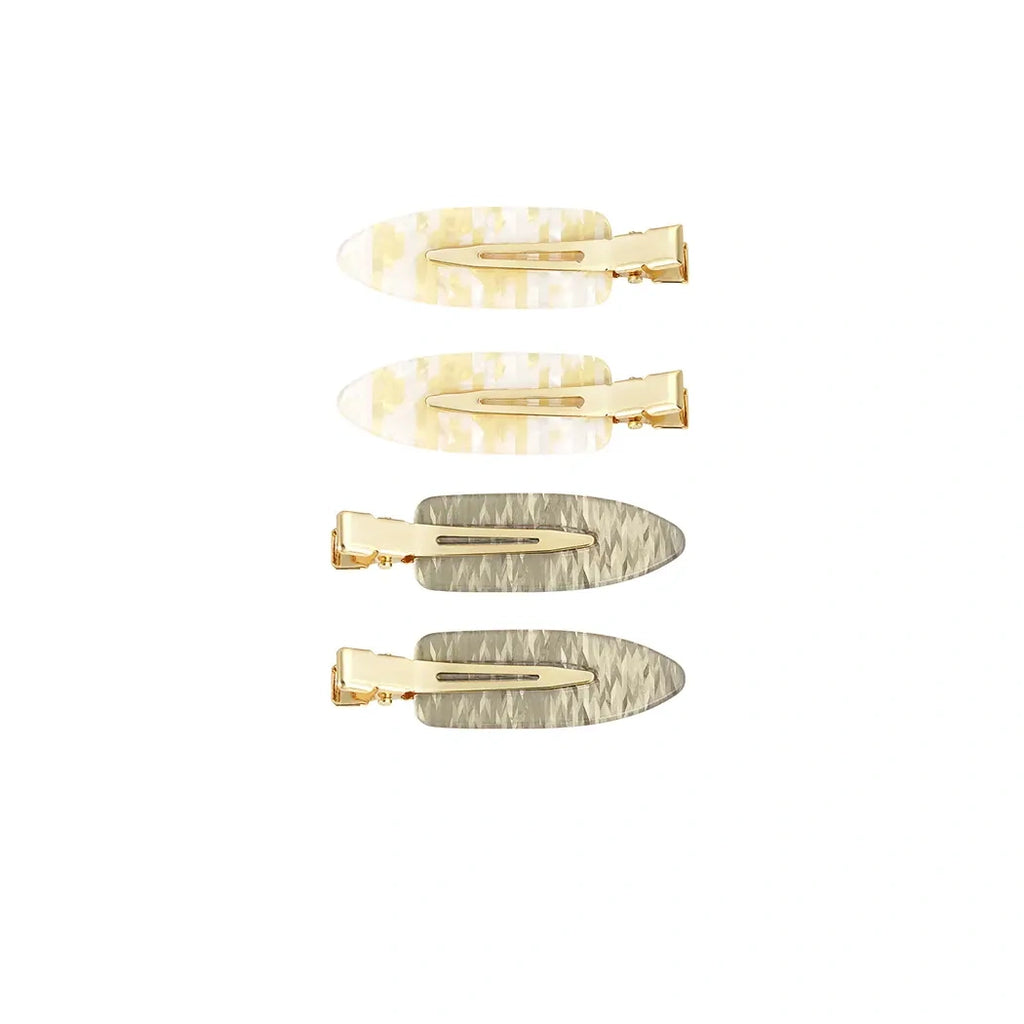 Haarclips – Set Van 4 Goud haaraccessoire