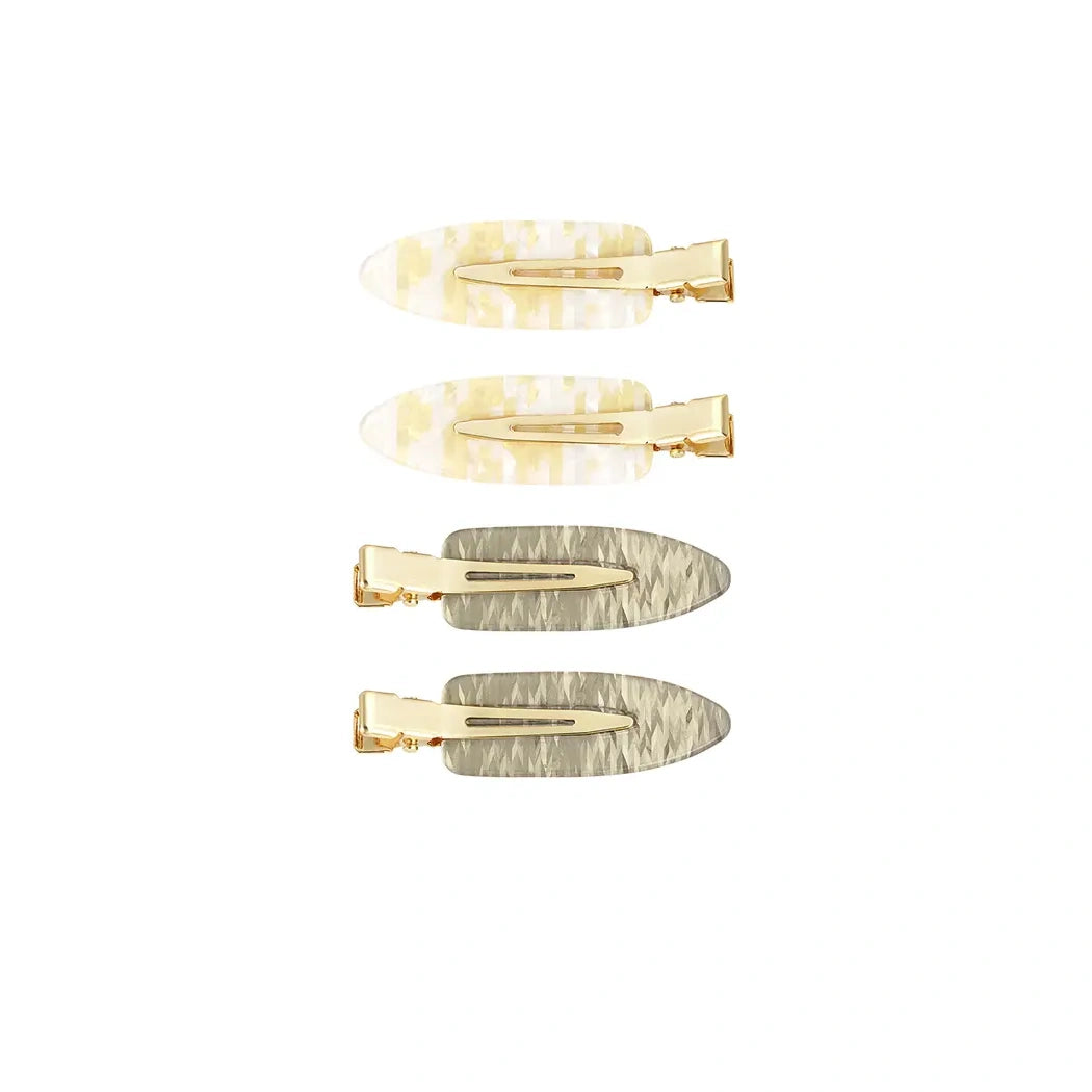 Haarclips – Set Van 4 Goud haaraccessoire