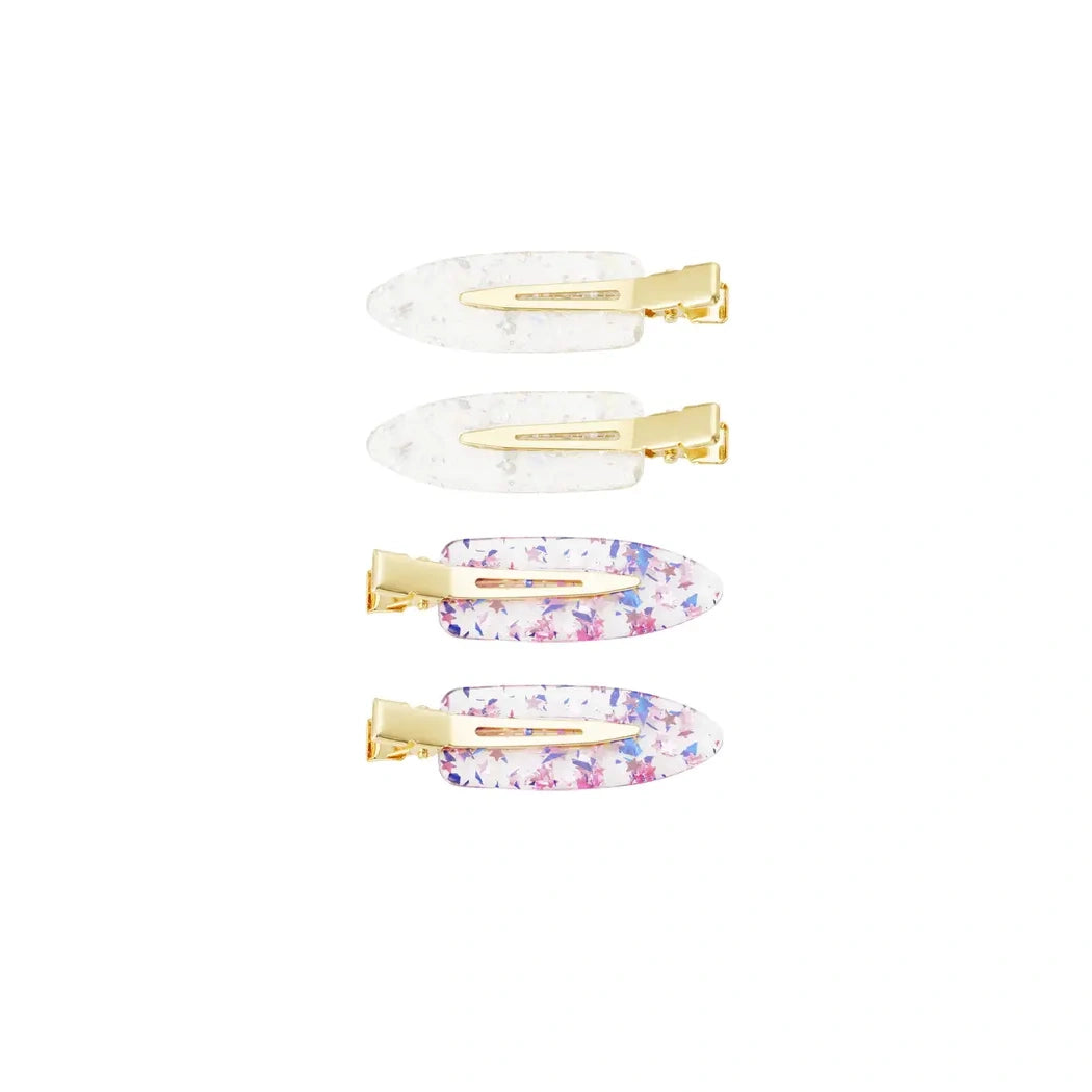 Haarclips – Set Van 4 Lila haaraccessoire