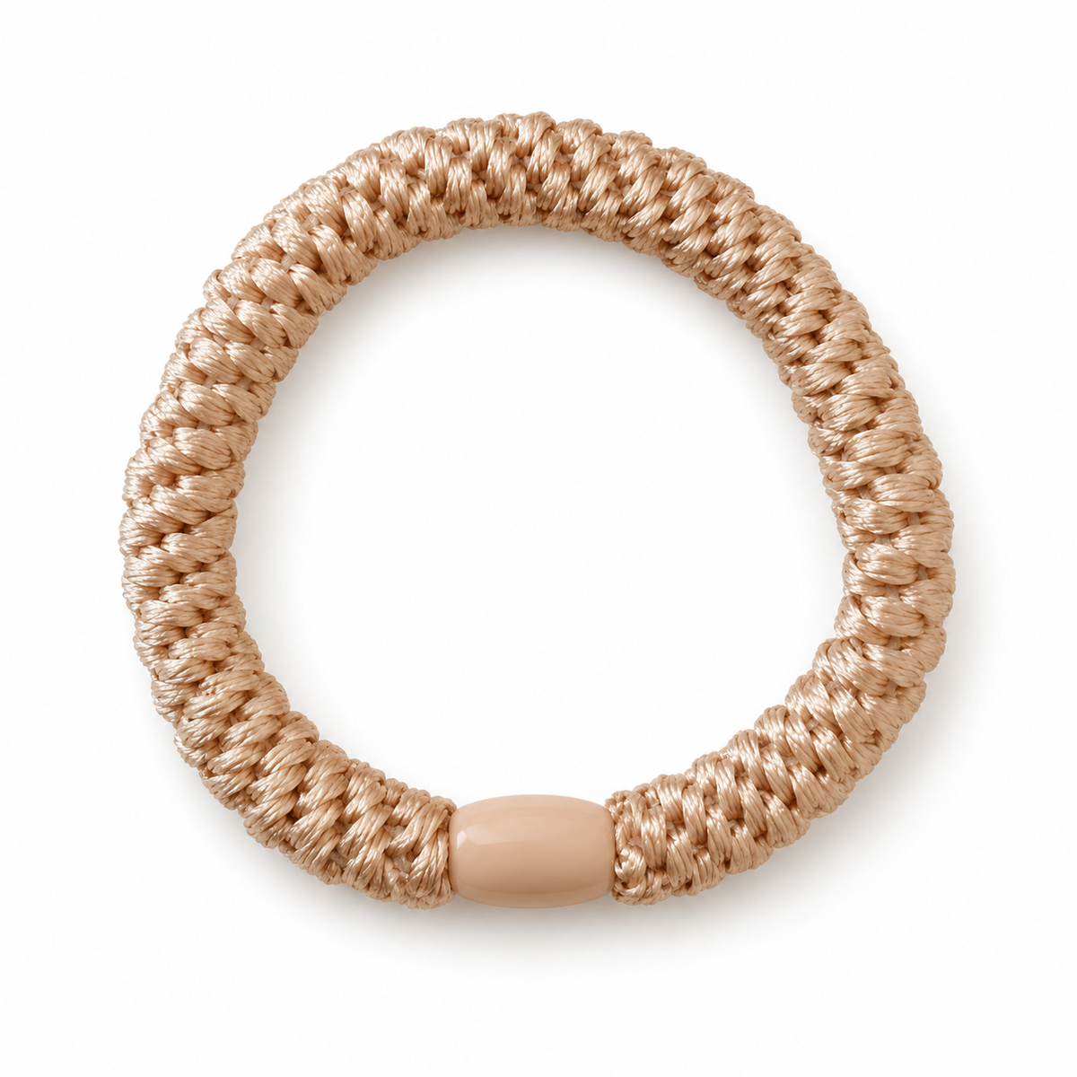 Haarelastiek Basic Beige haarelastiek