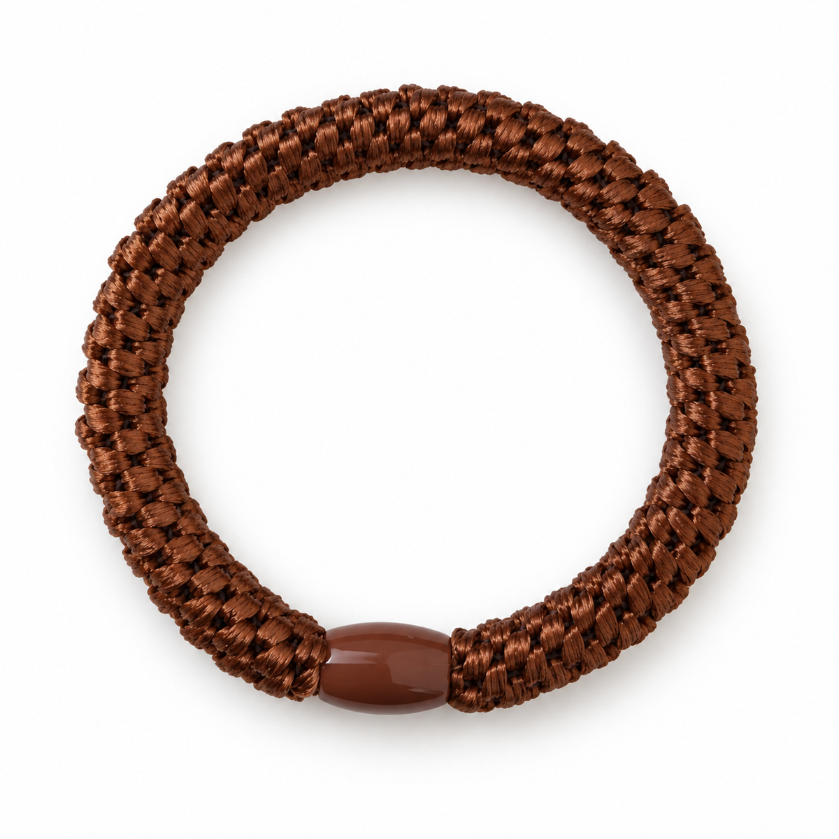 Haarelastiek Basic Bruin haarelastiek