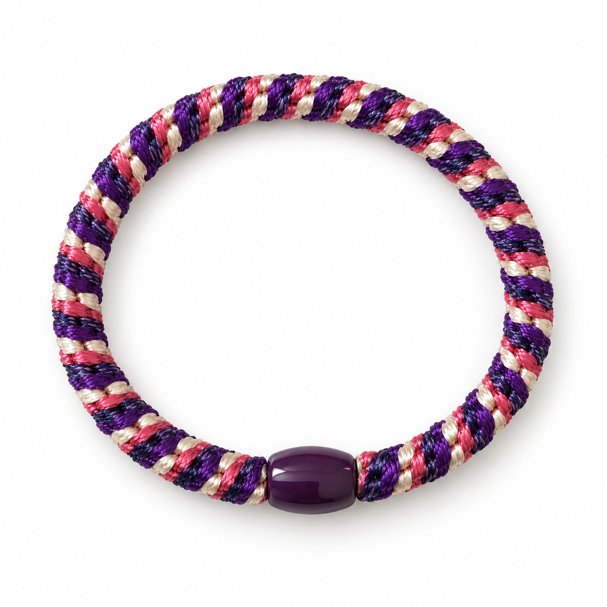 Haarelastiek Twisted Paars haarelastiek
