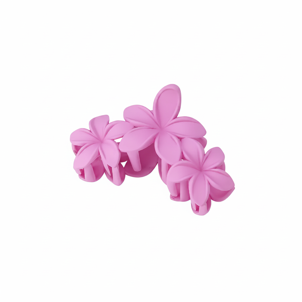 Haarklem Big Flowers - Fuchsia Accessoires