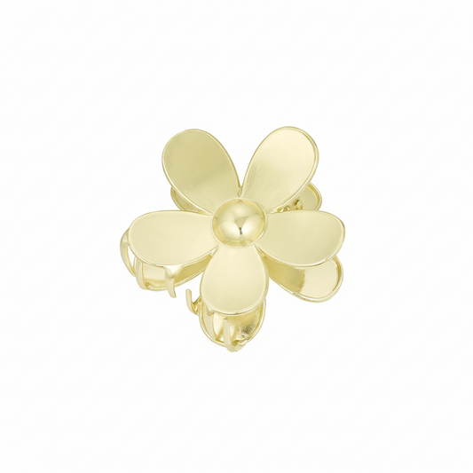 Haarklem Bloem - Goud haarklem