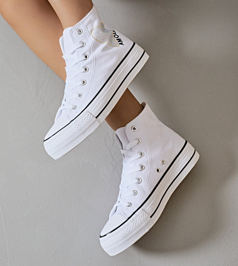 Hoge Sneakers - Wit schoenen