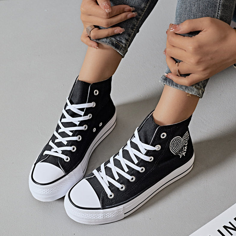 Hoge Sneakers - Zwart schoenen