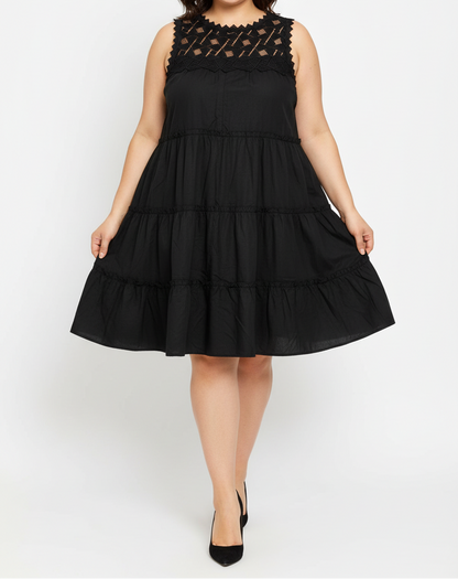 Curvy Jurk - Zwart jurk