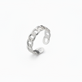Ring schakel - Zilver Ringen