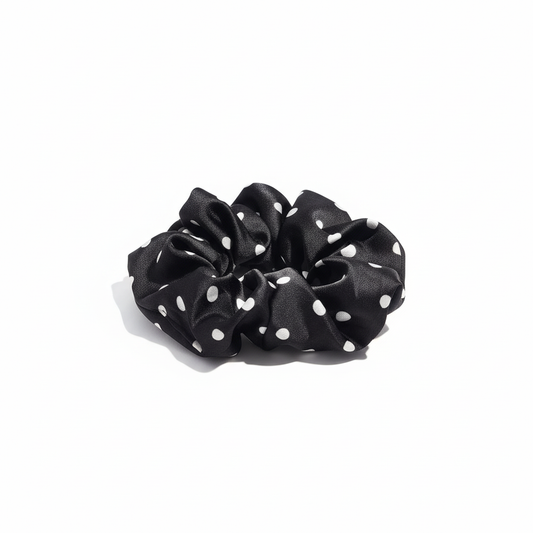 Scrunchie Polkadot Zwart Scrunchie