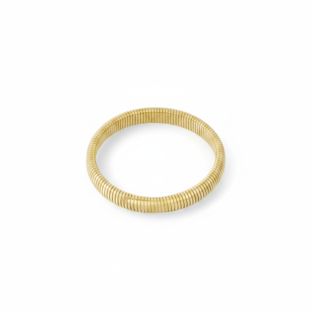 Gouden Elastische Armband | 1 cm Breed Armband