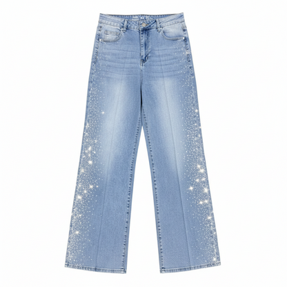 Tall & Curvy High Waist Strass Jeans jeans