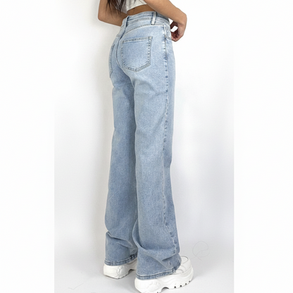Redial Jeans Tall Flared Mid Waist - Lichtblauw Jeans