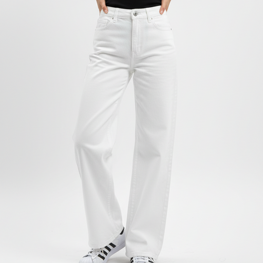 Jeans Goodies Wide Leg - Wit broeken