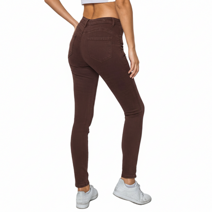 Jeans Skinny High Waist - Bruin Jeans