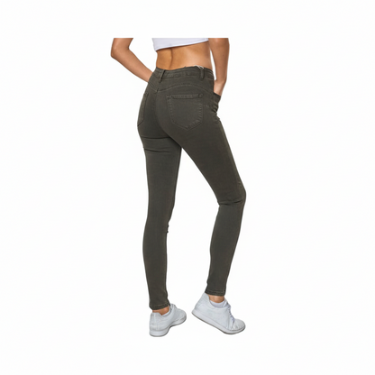 Jeans Skinny High Waist - Kaki Jeans