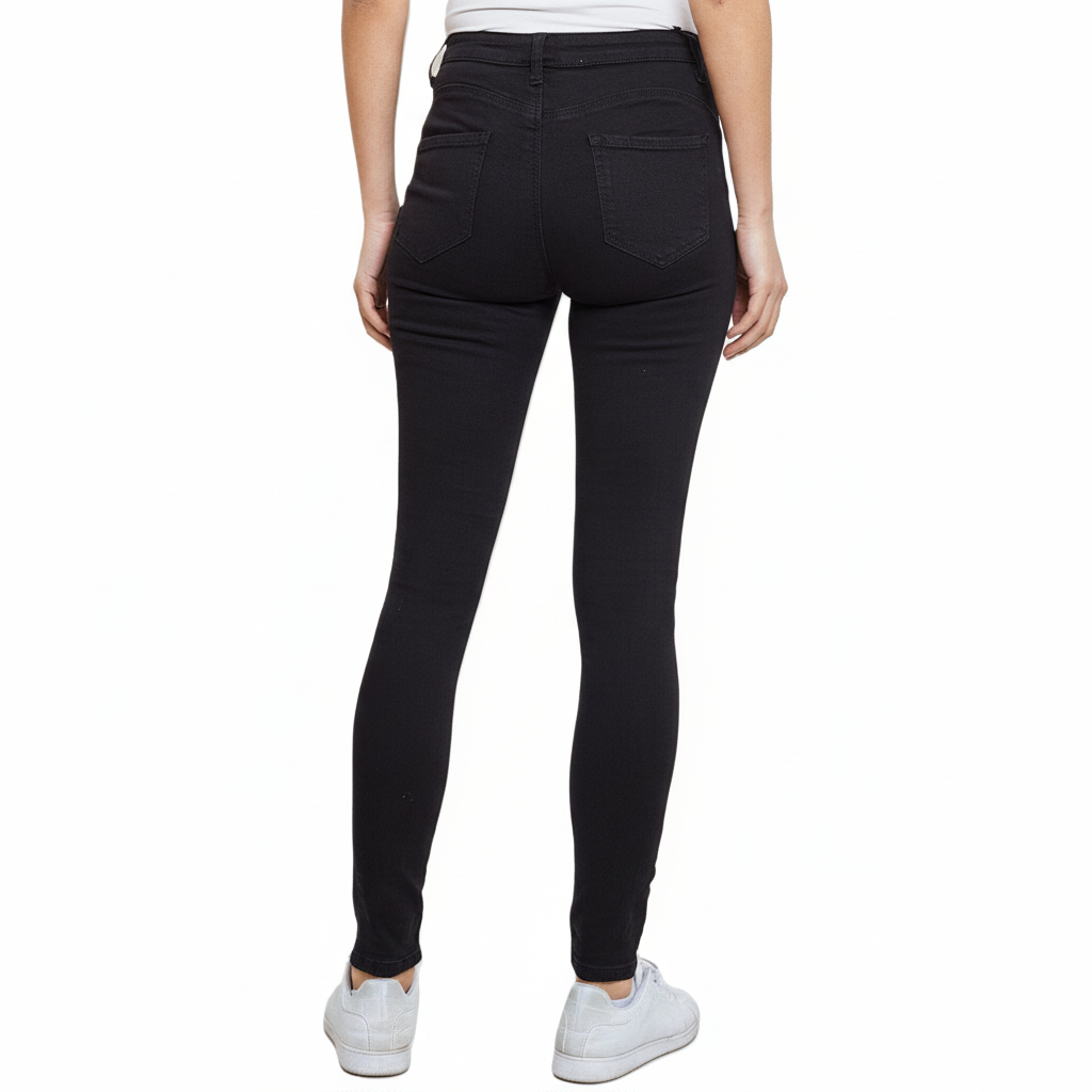 Jeans Skinny High Waist - Zwart Jeans