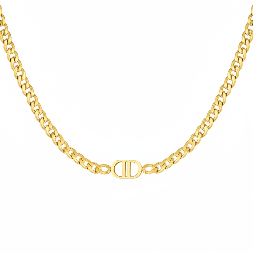 Ketting the fine good life - Goud ketting