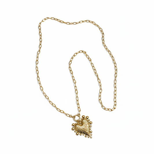 Chunky Heart Chain – Gold Ketting