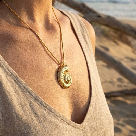 Ketting Seashell - Goud Ketting
