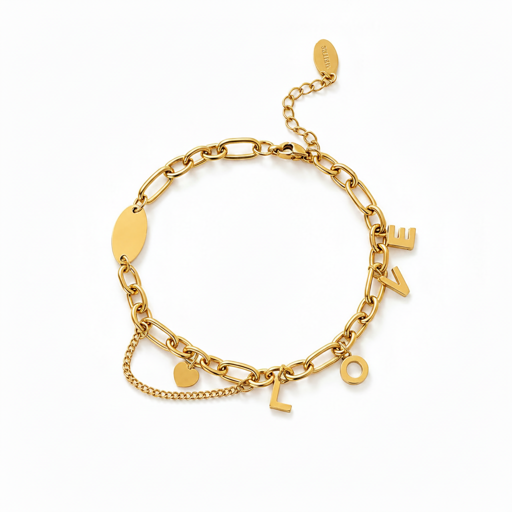 LOVE Armband Goud Armband