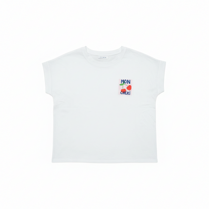 Mon Chérie Printed T-shirt Top