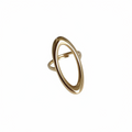 Ring long oval - Goud ring