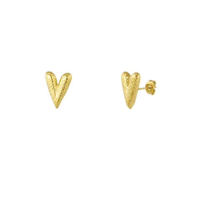 Oorbellen Hart - Goud oorbellen