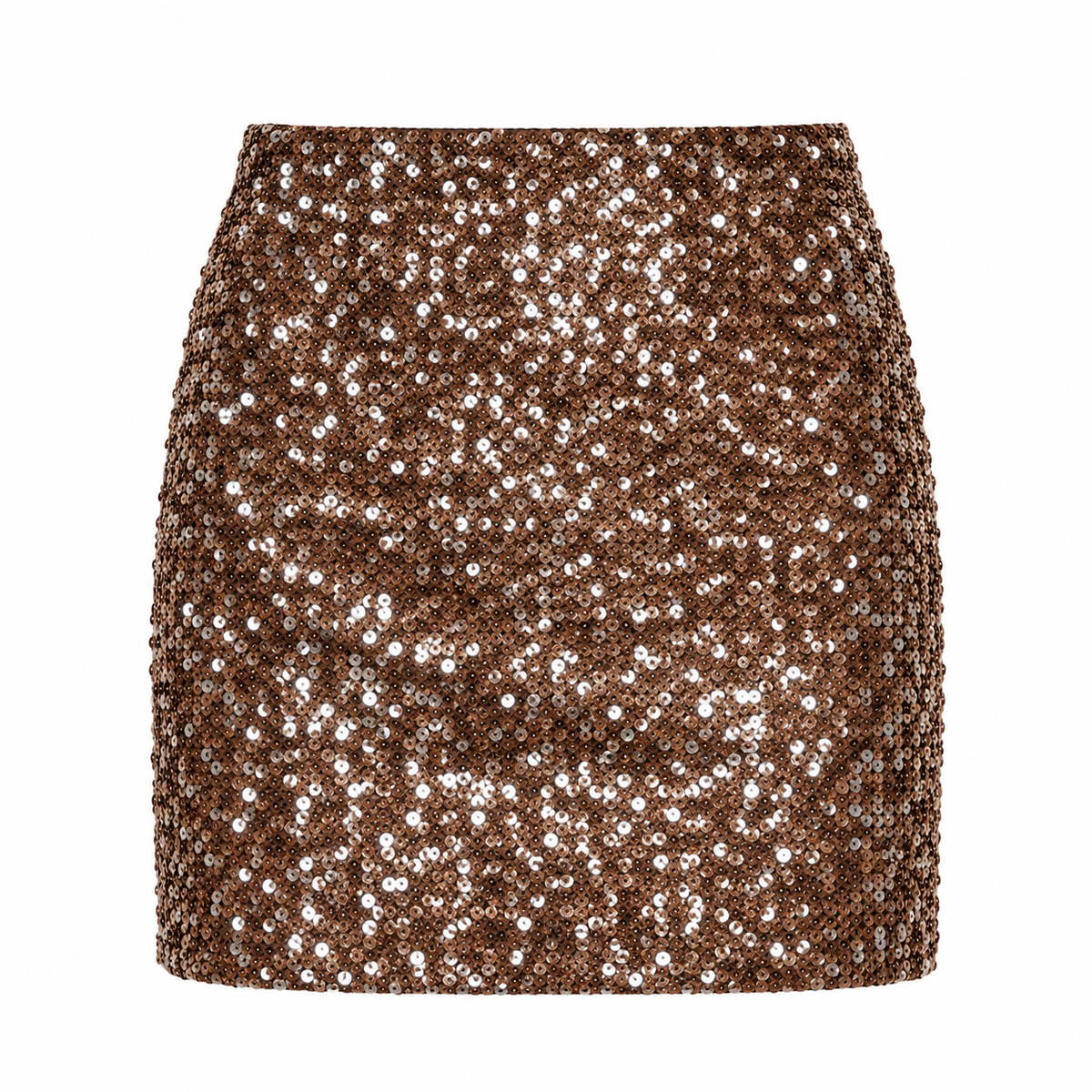 Pailletten Minirok – Brons rok