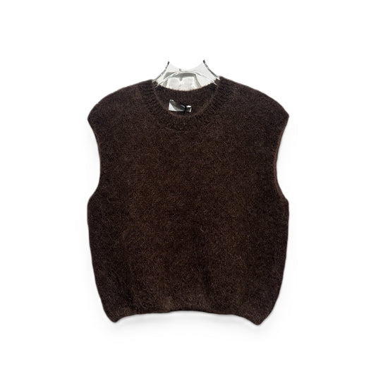 Debardeur mouwloze trui - Donkerbruin top
