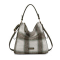 Plaid Hobo Tas Olive Tassen