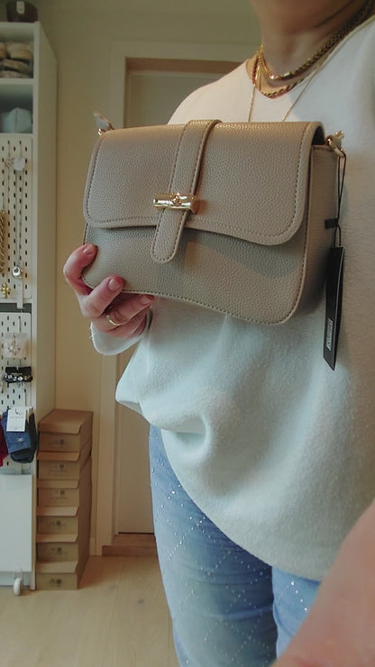 Rechthoekige handtas - Beige