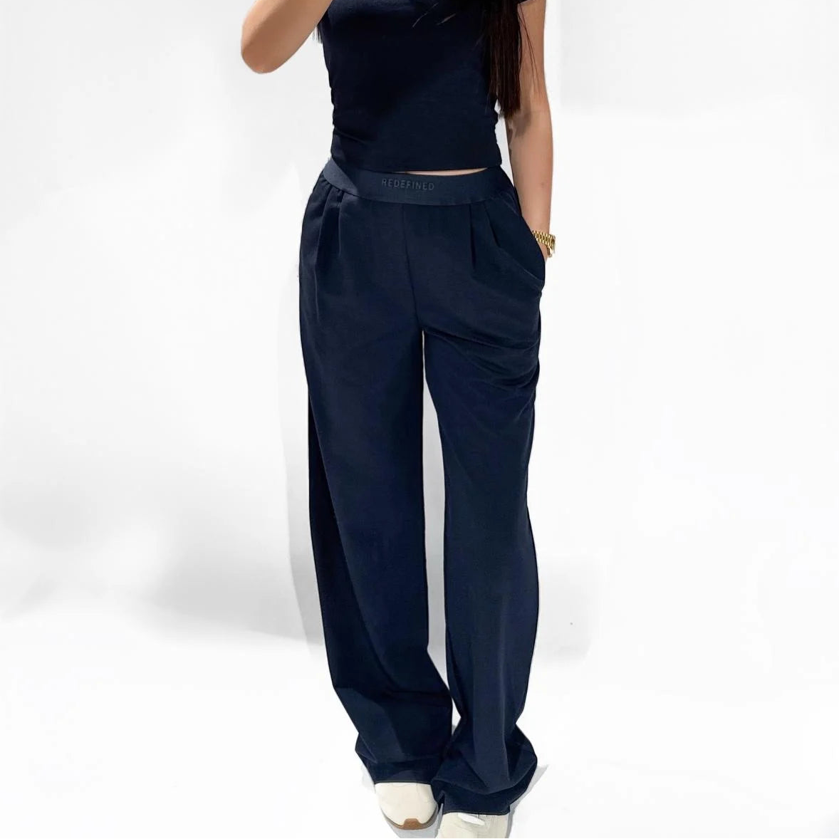 Comfy Broek Redefined - Navy Broeken