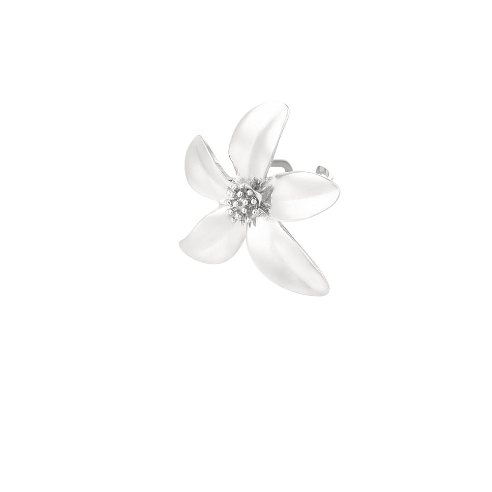 Ring Bloem Zilver Ringen