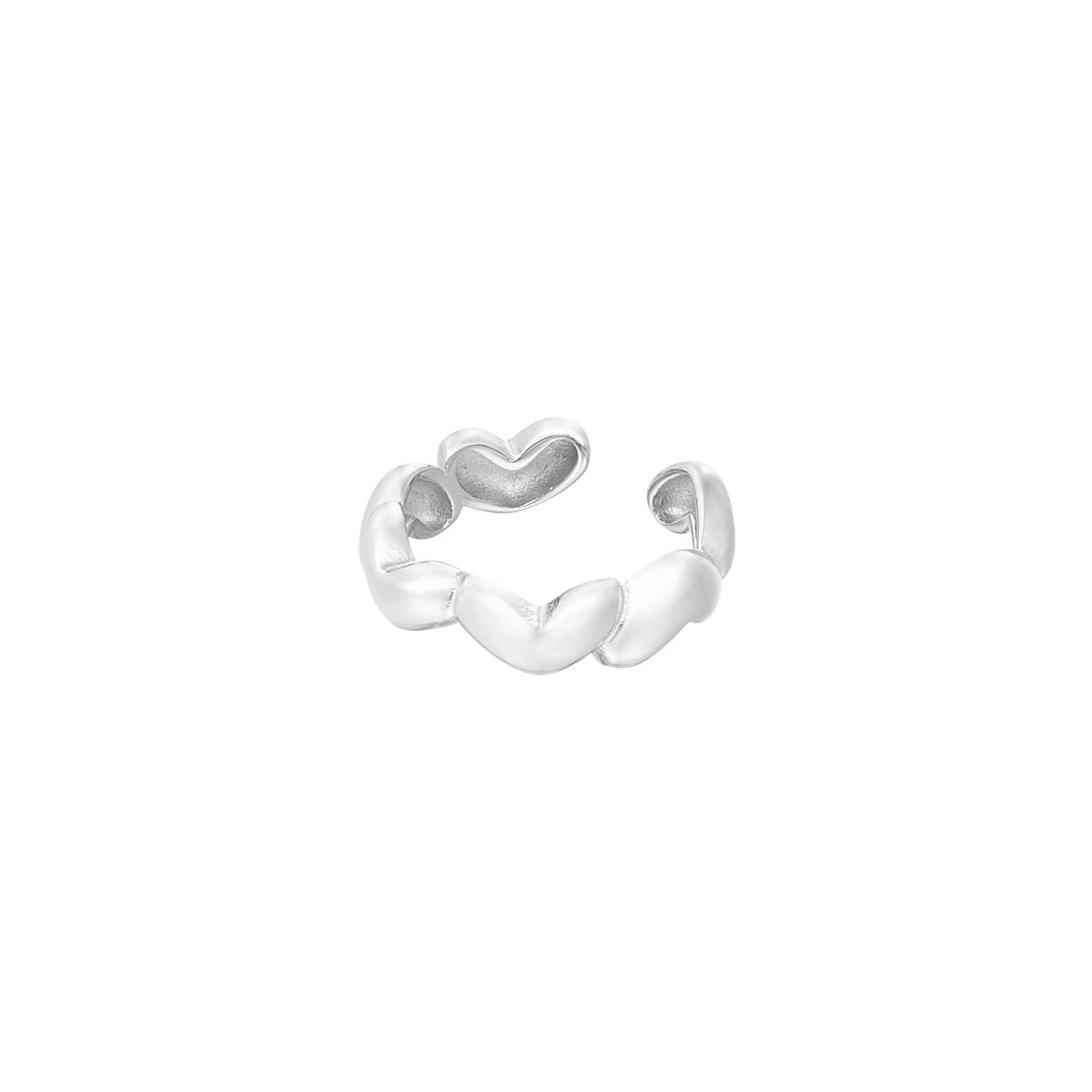 Ring Full Hearts - Zilver ring