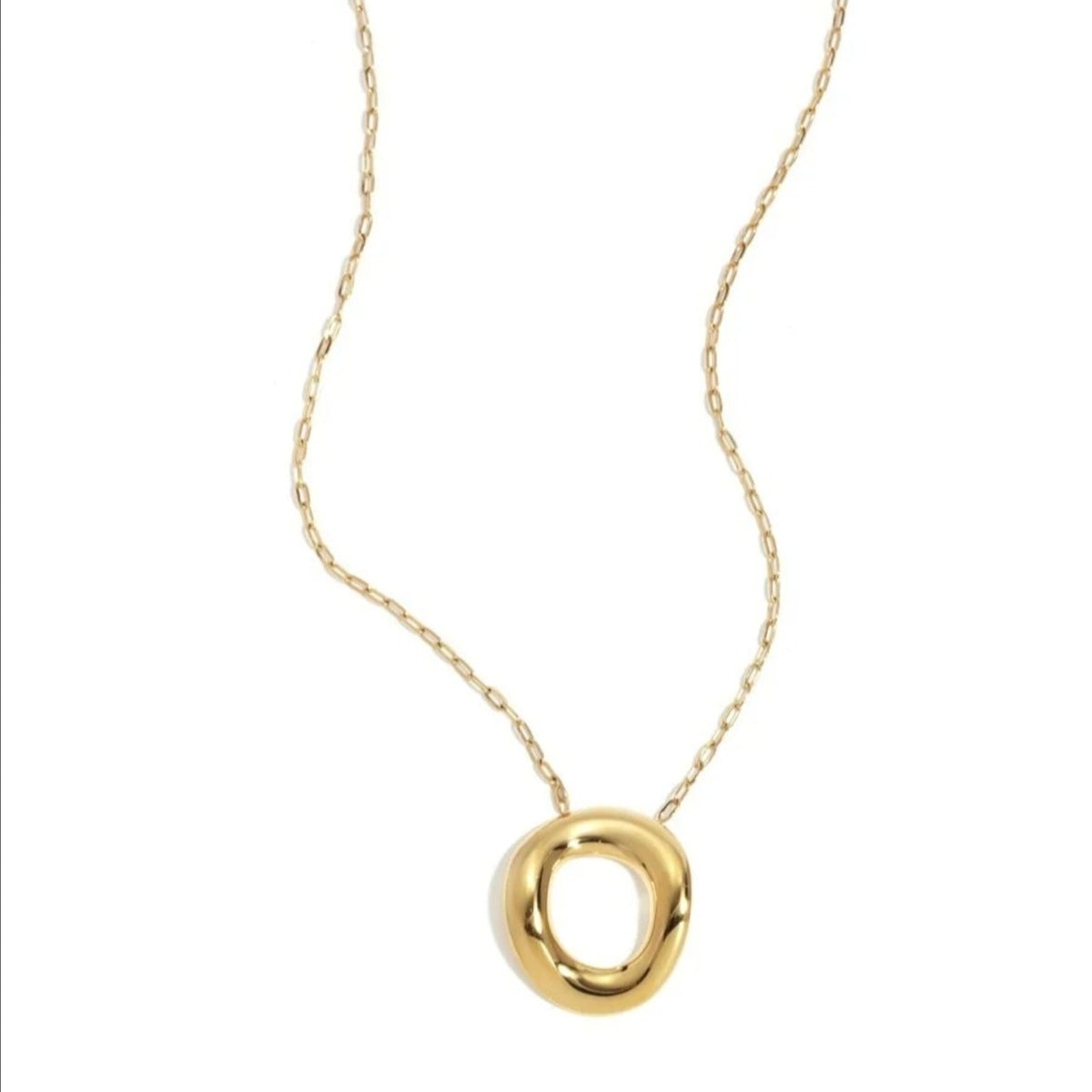 Ketting bold circle - Goud ketting