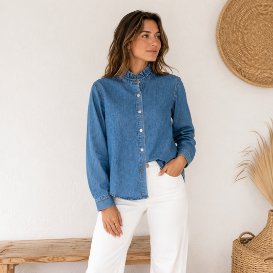 Denim Blouse