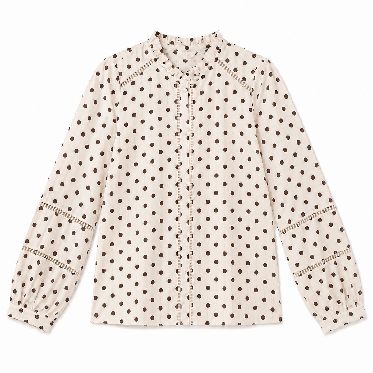 Blouse Polka Dot - Ecru Blouse