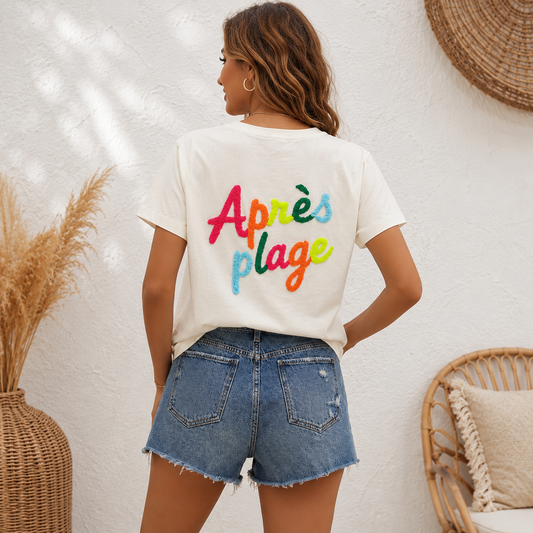 Off-White T-shirt Après Plage T-shirt