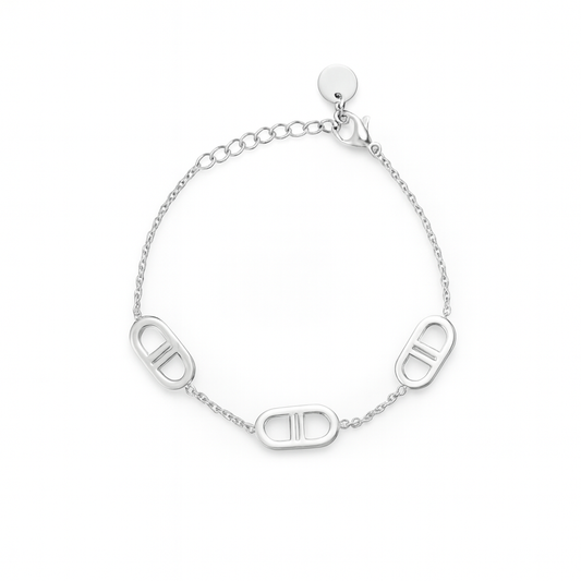Armband DD fijn - Zilver Armbanden