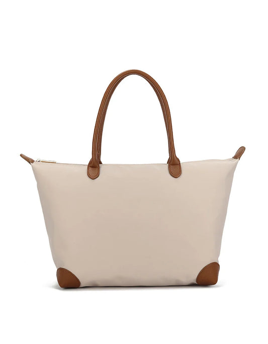 Ruime shopper - Beige Tassen