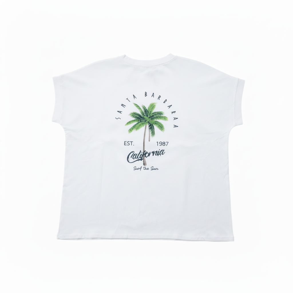 Santa Barbara California Printed T-shirt Top